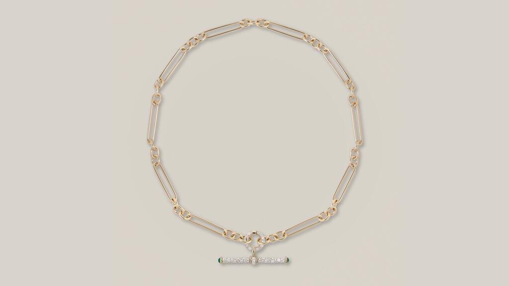 Lucy Delius’ signature “Trombone” link chain bracelet Trombone Link Chain Bracelet